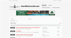 Desktop Screenshot of guardreservejobs.com